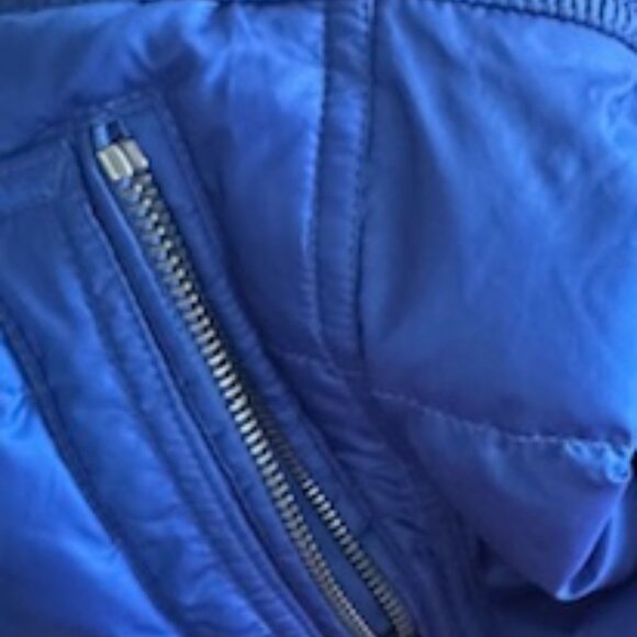 BURBERRY BRIT DALESBURY Blue Quilted Down Puffer Jacket size XL - Picture 8 of 13